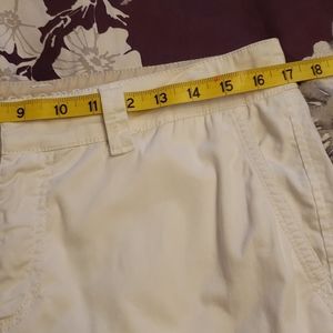5 for $15 White cotton capris
